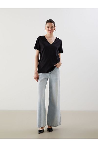 LC Waikiki Lcwaikiki Classic V-Neck Women's T-Shirt