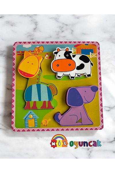 niloyuncak 3D Bultak Farm Puzzle