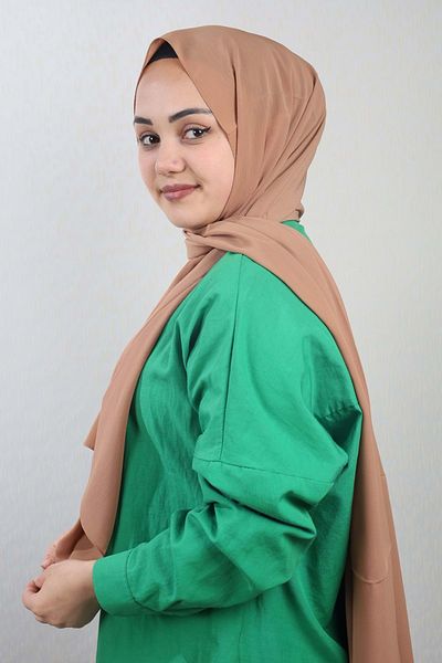 Levidor Solid Color Italian Crinkle Shawl - Pattern-01 - Color-24