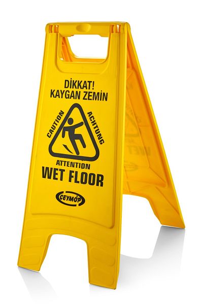 Ceymop YELLOW Slippery Floor Sheet - 60X30 CM, CYP-816, 1 PCS