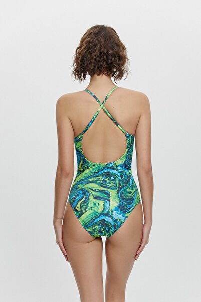 Louren M12050 Thin Strap Cross Swimsuit