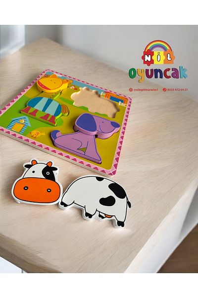 niloyuncak 3D Bultak Farm Puzzle