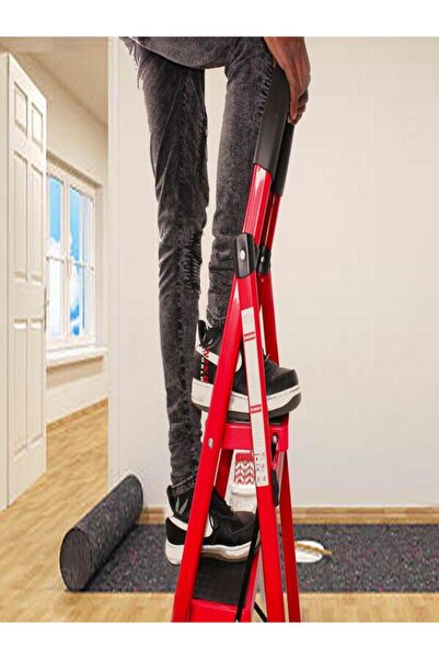 Genel Markalar 3 Basamaklı Kırmızı Merdiven
