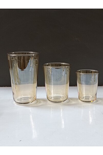 KEVSER GLASS Paşabahçe otto 18 parça 3 boy sofra seti
