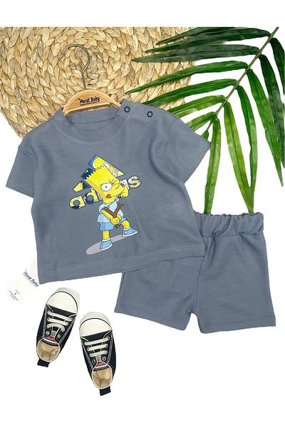 Murat Baby Baby Boy Spongebob Shorts Suit