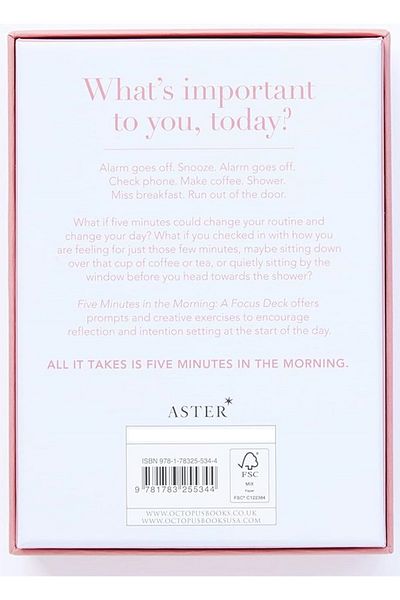 Bloomsbury Five Morning Minutes: Aster Focus Notebook