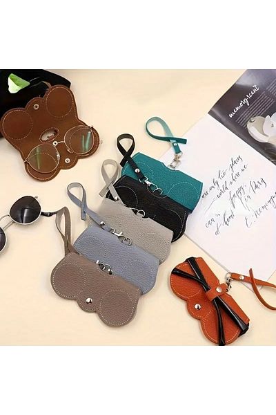GlassySKY Eyewear Case with Practical Easy Carrying and Access to Hang on Bag, Summer Accessory Fashion