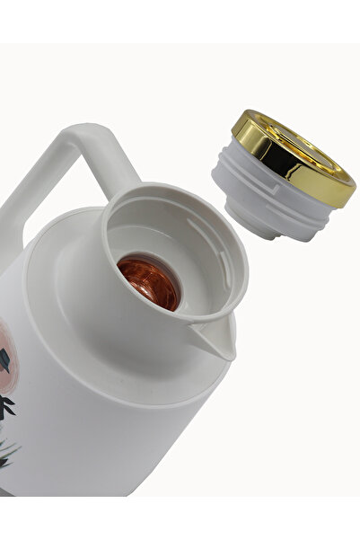 Yolo قارورة مفرغة من الهواء للقهوة/الشاي سعة لتر واحد - تصميم سيدة حضرية