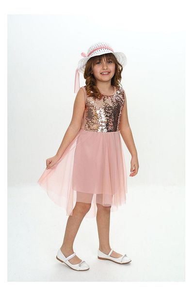 My Kids Wear Girl's Hat and Sequined Dress