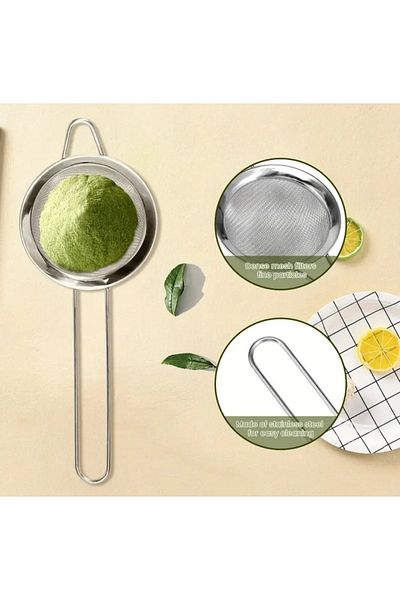 Alenked Matcha Stainless Filtr Lantern and Shovel Matcha Tea Strainer