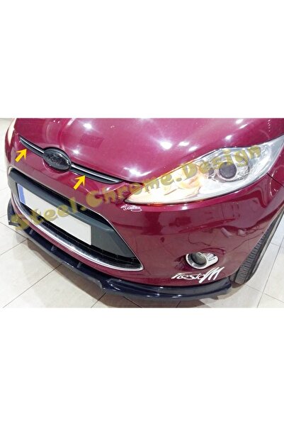 MYTUNİNG Ford Fiesta 2010 Sonrası Uyumlu Krom Ön Panjur 2 Parça Paslanmaz Çelik