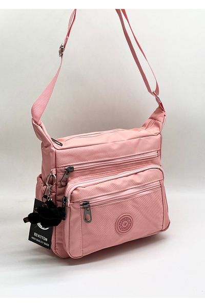 Bevitton Women's Shoulder Bag - 4100 Powder and Crossbody Postman Design