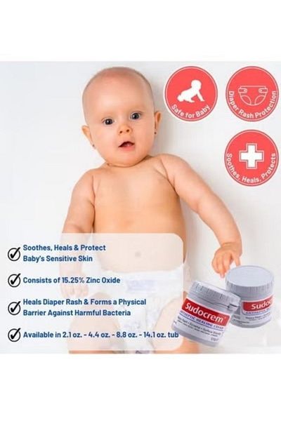 Sudocrem Antiseptic Therapeutic Cream for Diaper Rash Protection 250g