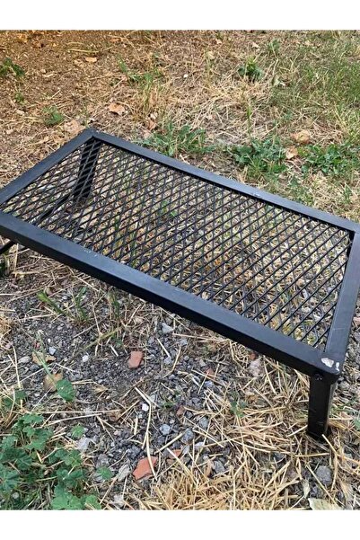 bestwork Katlanır kamp mangal ateş üstü ayaklı piknik ızgara 55X 30X 22CM ÖLÇ...