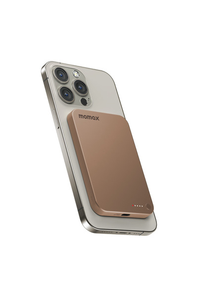 Momax Q.Mag X1 ÇÖL TİTANYUM Magnetic Wireless Power Bank 10000mAh - Gen 2