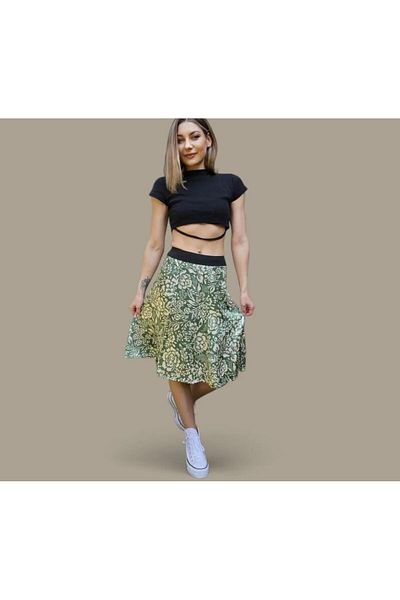 Zelhankids Satin Midi Skirt