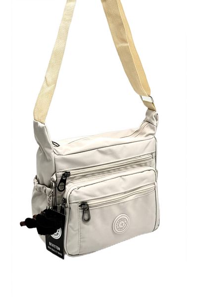 Bevitton Geantă de umăr de damă Beige Cross Postman Model 4100