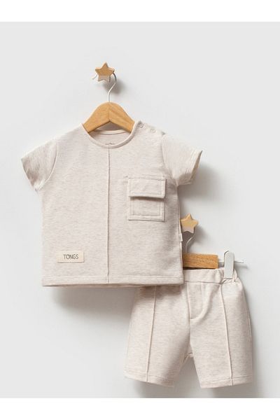 Tongs Baby Set of 2 Shoes with Pockets