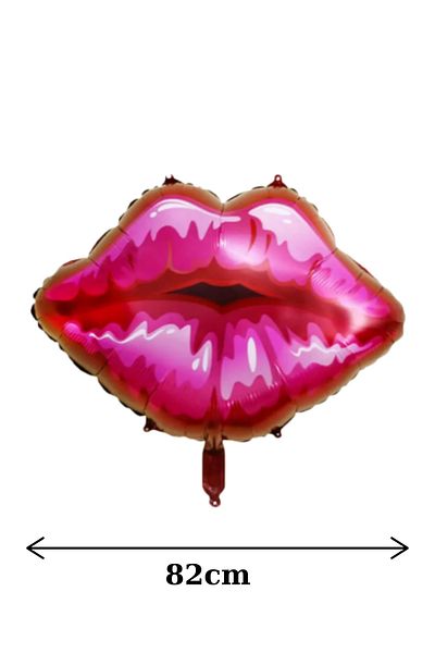 Baloncu Dede Woman Lip Patterned Foil Helium Balloon Lover and Special Day Balloon