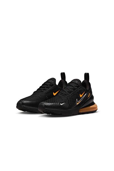 Nike AIR MAX 270 (GS) "BLACK MULTISWOOSH ... DAR KALIP YARIM VEYA 1 NUMARA BÜYÜK ALABİLİRSİNİZ