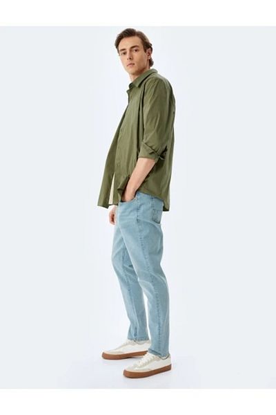 Koton Justin Super Skinny Ανδρικό Τζιν Light Indigo 5sam40046ıd