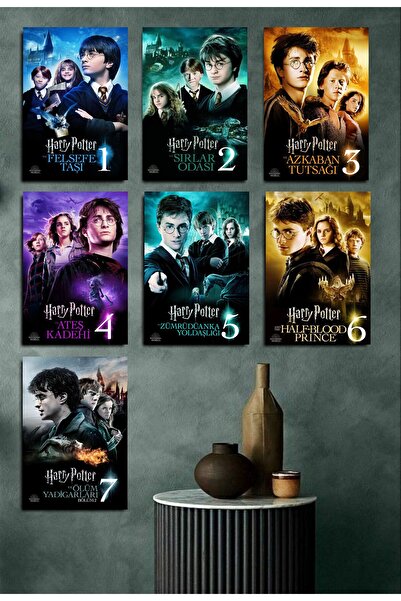 icase Harry Potter Film Poster Serisi Dekor Konsept Tablo MDF Baskı