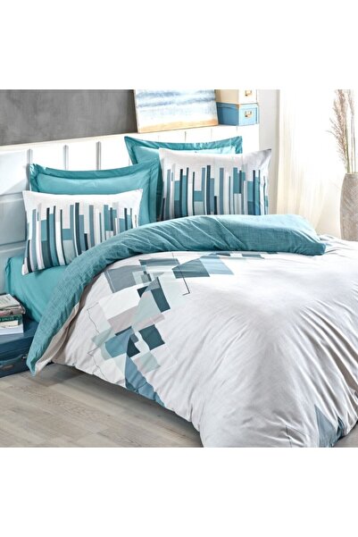 Cotton Box Double bed linen 100% cotton ranforce, Cotton Box, Nesto Petrol