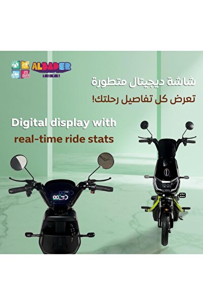 ALBADER Electric Scooter V30 Pro, Electric Kick Scooter, Max Speed 57km/h, With 4 Batteries, 500w Big Motor