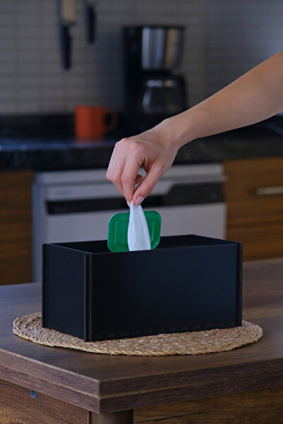 Tasarım Kuleepy Dekoratif Islak Mendil Kutusu - Yüzey Temizlik Havlusu Uyumlu...