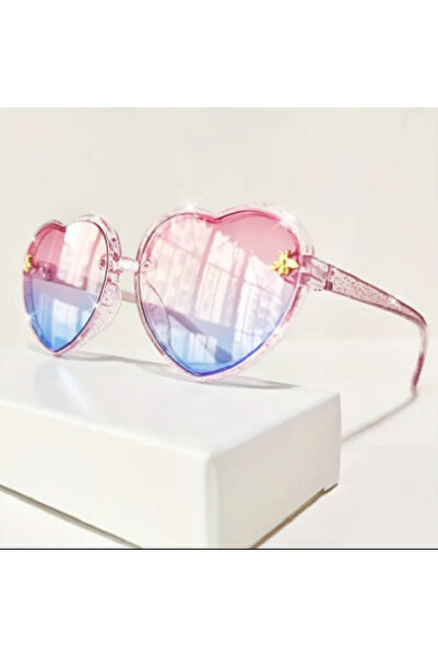 TChic Heart Shaped Pink Girls Sunglasses