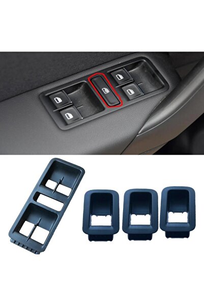 gkl Set de 4 butoane din sticlă pentru cadru Vw Polo 2010-2014 6R0867255K