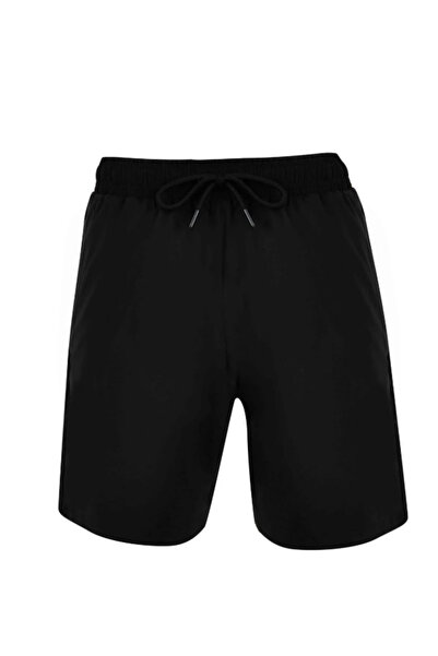 REMSA Μαύρο ανδρικό σορτς θάλασσας και πισίνας - Kai S284