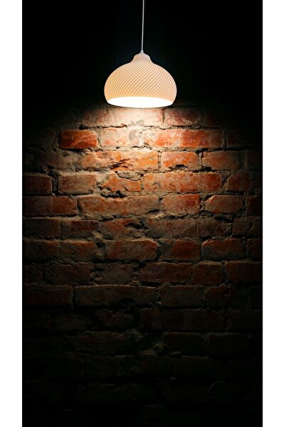 decory Elisa Beyaz Avize Yatak Odası, Mutfak, Oturma Odası Tasarım Tekli Sarkıt Avize (PLASTİK) E27