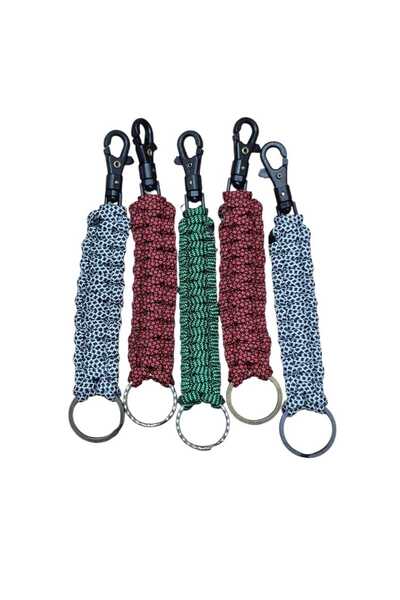 moonparacord سلسلة مفاتيح باراكورد خارجية 5 قطع