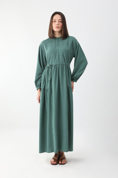 ZÜLAYS Günsu Elbise Koyu Mint