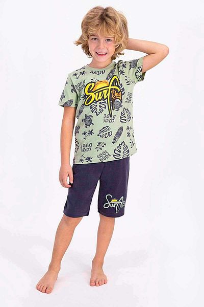 ROLY POLY Rolypoly Surf Day Water Green Νεανική Στολή Βερμούδας - Rp2317-c