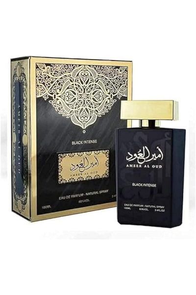 ALMAS PERFUMES Ameer Al Oud Black Intense Perfume by Boulevard, 100ml, Unisex