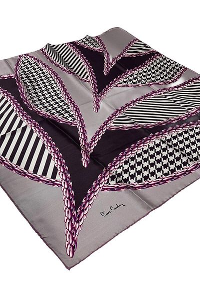 Pierre Cardin 100% Pure Silk -Sura Silk 90x90 Φουλάρι - 04949