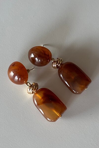 Beca Atelier الأقراط البني خمر