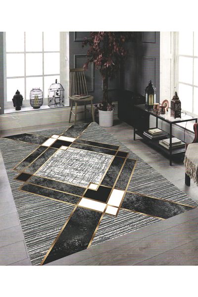 GENÇEV HOME COLLECTİONS Elastic Velvet Carpet Cover