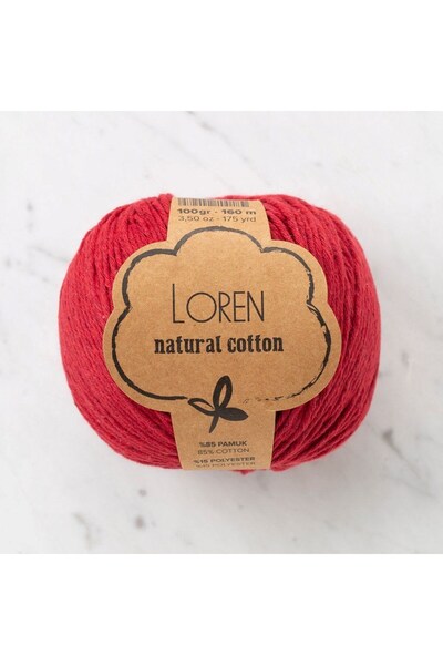 Marsilyan Loren Natural Cotton Cherry Rotten Hand Knitting Lanyard - R099 - 3...