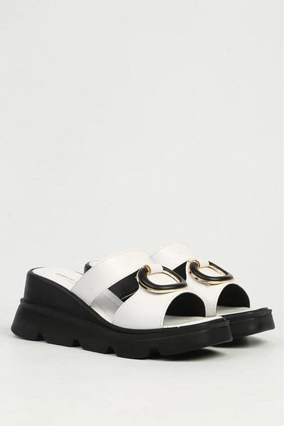 Pierre Cardin 7534 Γυναικείες παντόφλες με σφήνα τακούνια