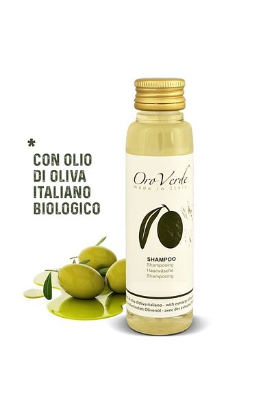 Oro verde Sampon OROVERDE 35 ml cu Ulei de Masline, Set 50 bucati