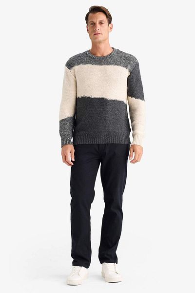 DeFacto Standard Fit Crew Neck Knitwear Sweater E6985Ax24Wn