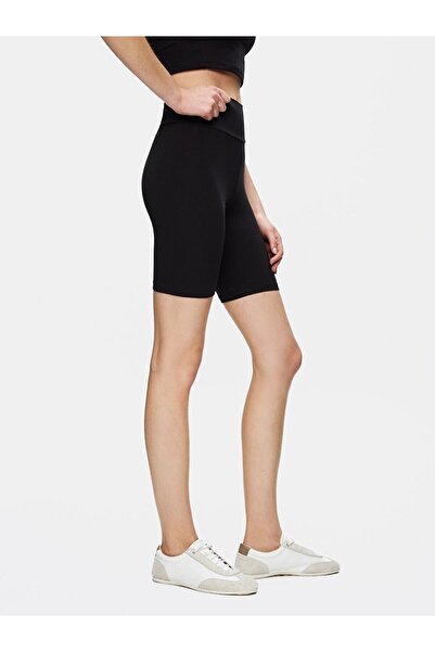 Ltb Biker Slım Mini Siyah Şort