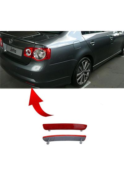 Wisco Vw Jetta 2005-2010 Bumper Reflector - Right 1K 5945106 -Wisco