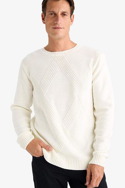 DeFacto Standard Fit Crew Neck Knitwear Sweater E6990Ax24Wn