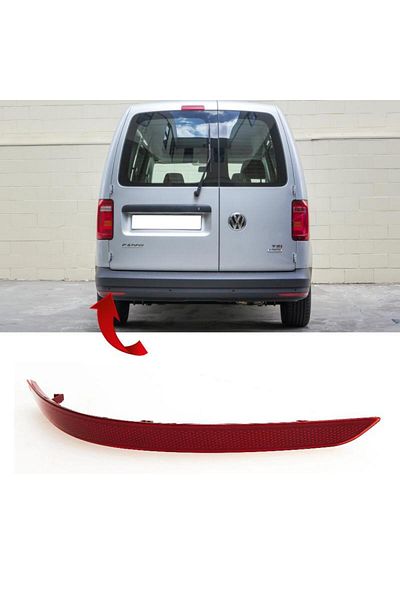 gkl Vw Caddy Left Reflector 2016-2020 2k5945105d