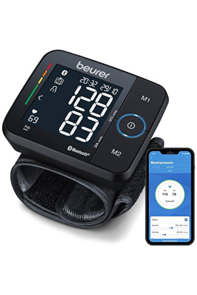 Beurer Bc 54 Bluetooth Bağlantılı Tam Otomatik Bilekten Tansiyon Aleti
