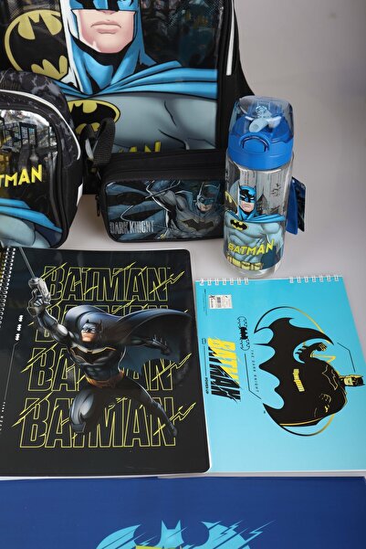 Batman Nutrition Gain with School Bag, 500 ml Tritan Flask and Side